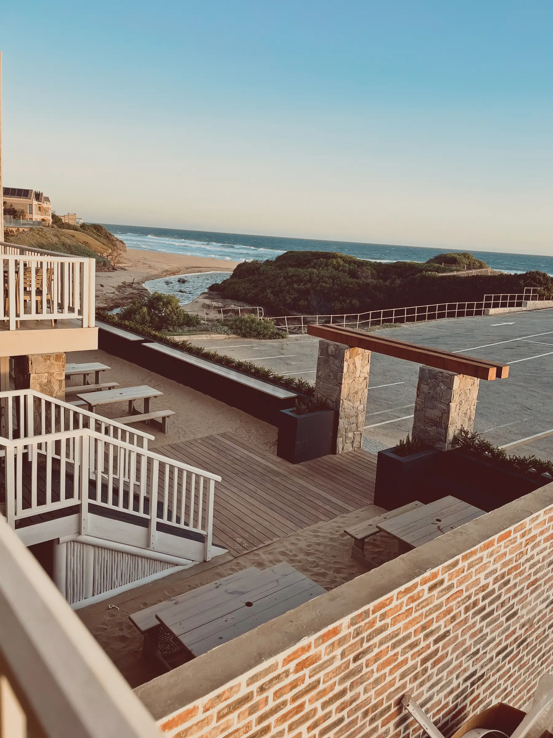 View over the sea from the front of the newly renovated Glentana building.